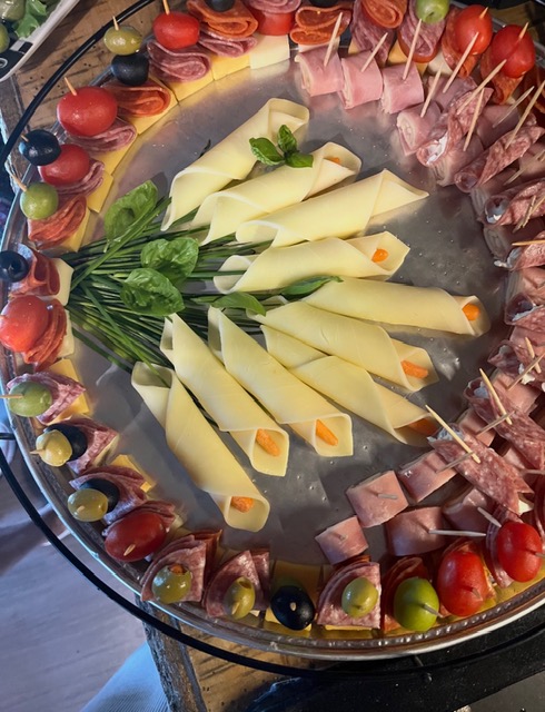 A grazing board prepared for a little celebration